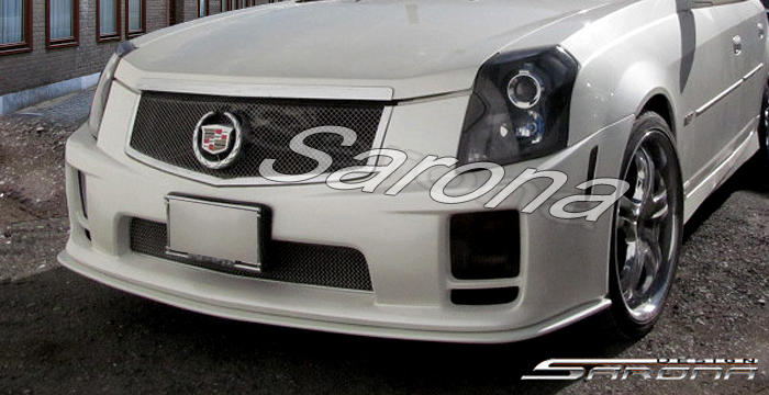 Custom Cadillac CTS Front Bumper  Sedan (2003 - 2007) - $590.00 (Part #CD-003-FB)